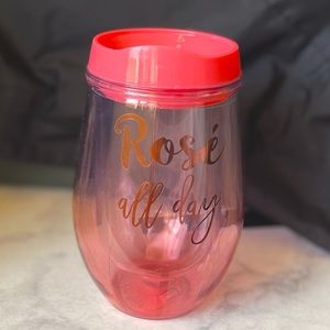 Plastic wine tumbler